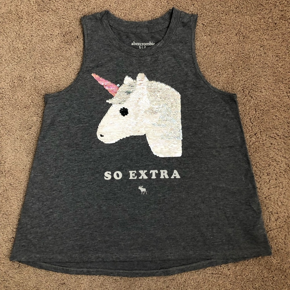 A&F Kids Flip Sequins Top